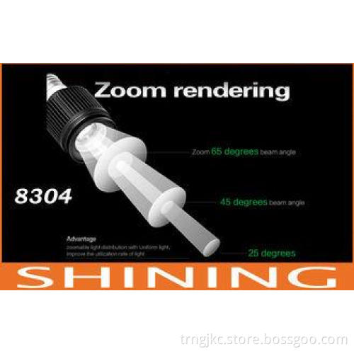 4W * 1 pcs Focusable LED light , 3000K Warm White LED Sport